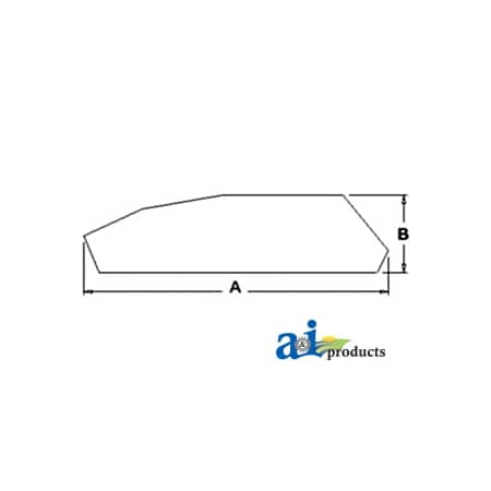 A & I Products Glass, Door (LH) 53" x33" x5" A-5130883